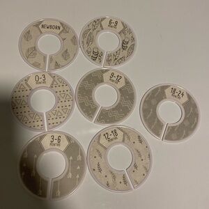 Baby Clothing Closet Size Dividers Newborn-24 Months